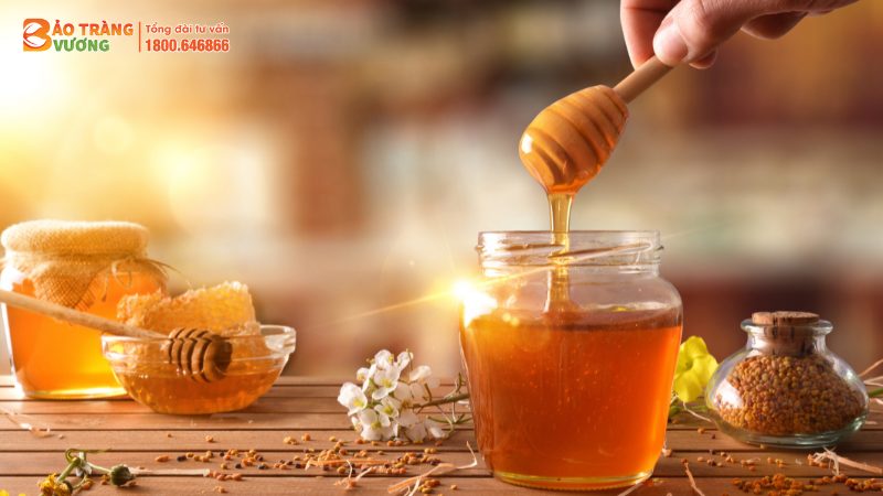 Mật ong giúp kháng khuẩn giảm viêm an toàn lành tính